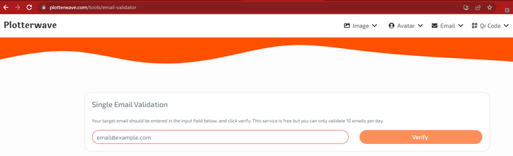 How To Use Plotterwave Online Free Email Address Validation Tool