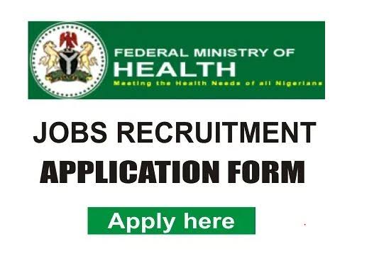 Apply For Federal Ministry Of Health Recruitment 2024