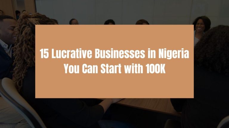 15 Lucrative Business In Nigeria You Can Start With 100K - Plotterwave