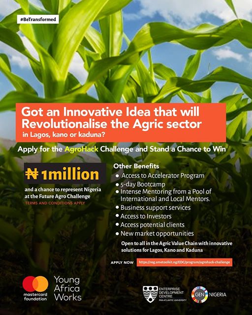 Apply For AgroHack Challenge 2024 (Win Up To N1,000,000)