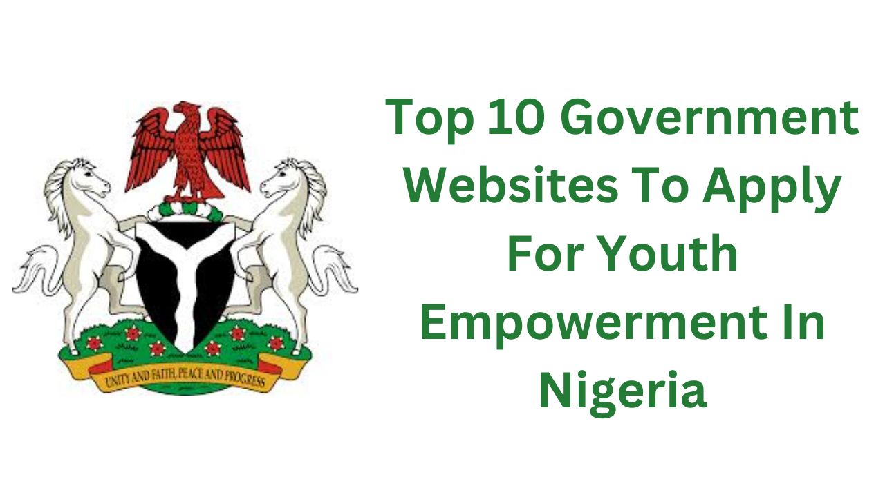 Top 10 Government Websites To Apply For Youth Empowerment In Nigeria