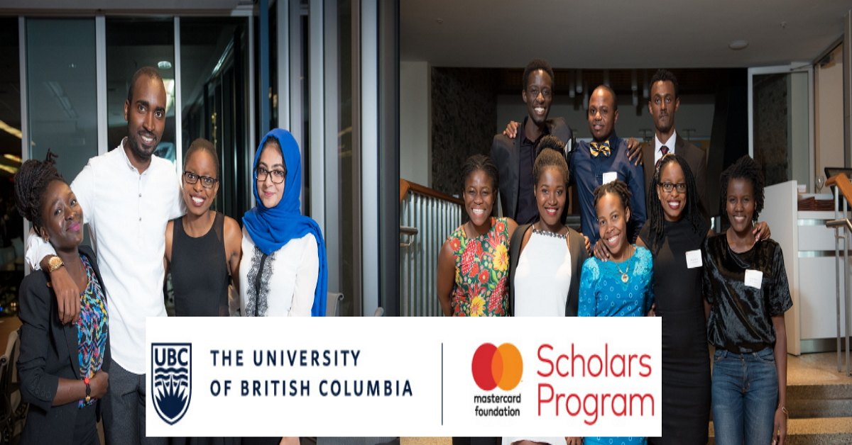 Apply For UBC Mastercard Scholarship 2024/2025 To Study In Canada