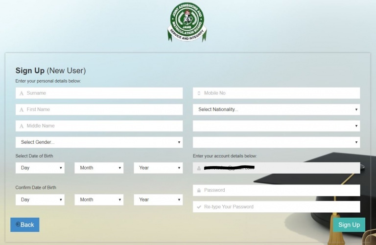 How To Create JAMB Profile