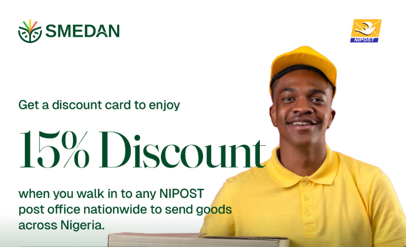 How To Get 15% NIPOST Discount Using SMEDAN Card