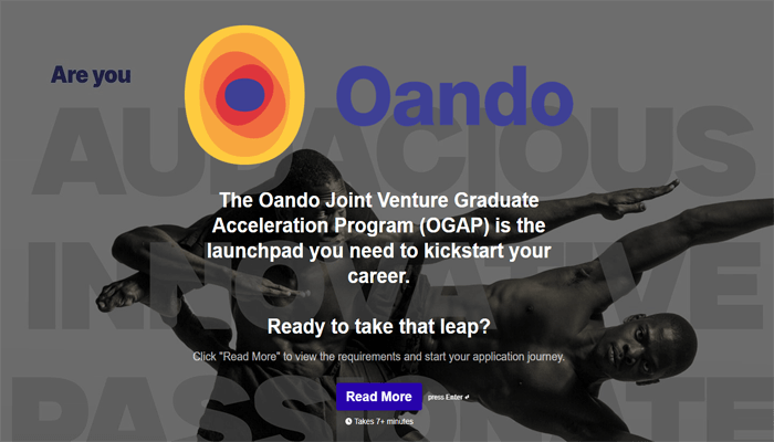 Oando Graduate Acceleration Program OGAP 2025