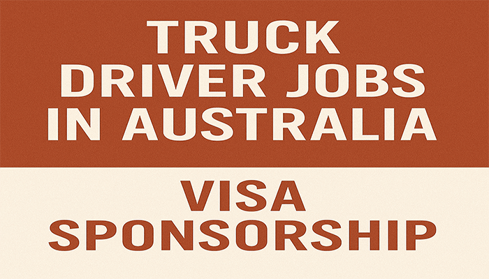 Truck Driver Jobs in Australia