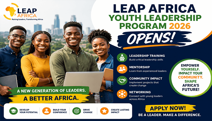 LEAP Africa Youth Leadership Program 2026