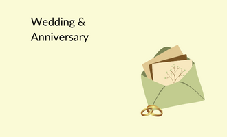 wedding & anniversary