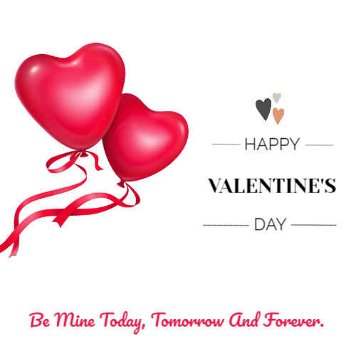 be mine today, tomorrow and forever love card
