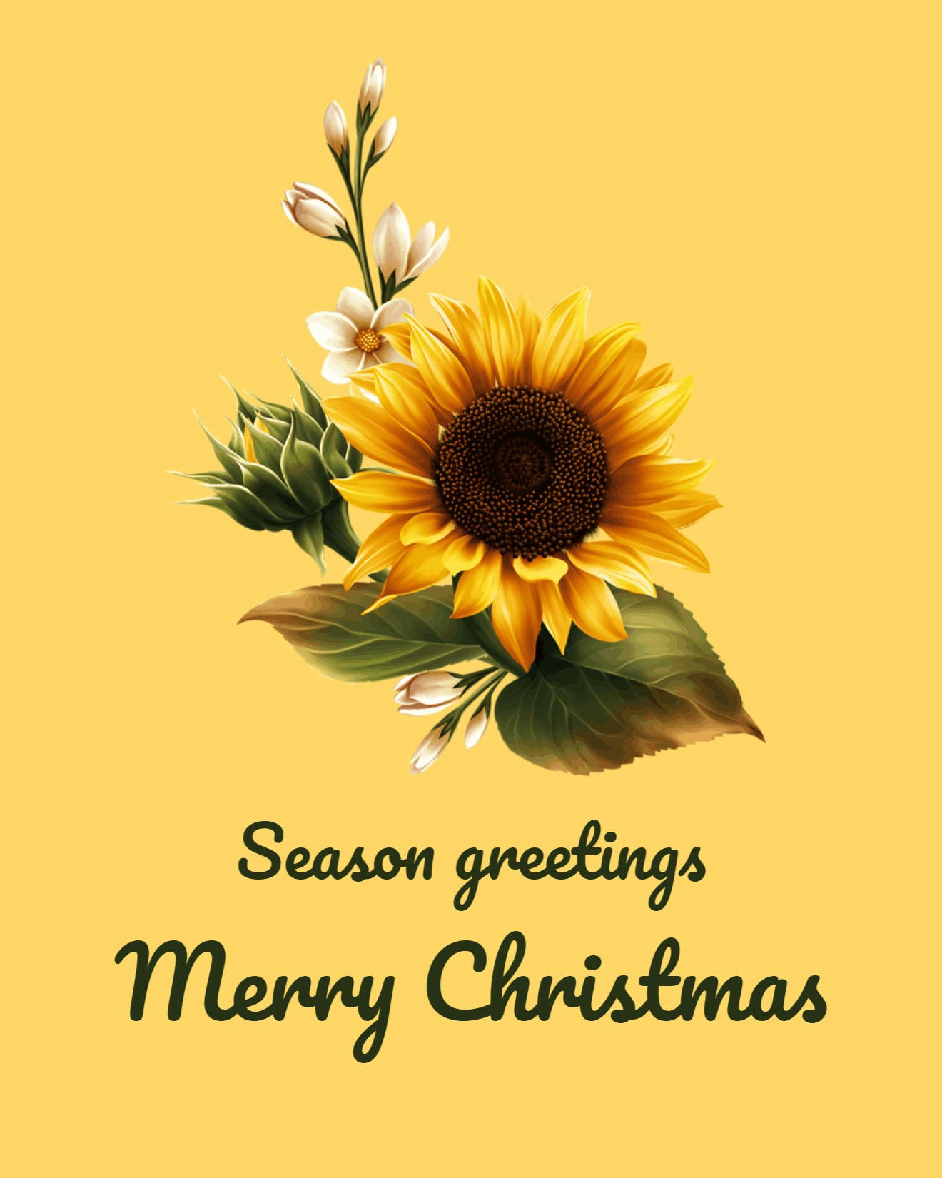 season greetings christmas card