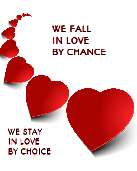 we fail in love by chance love card