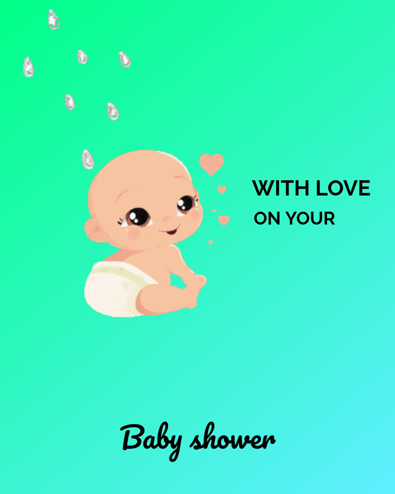 with love on your baby shower